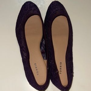 Purple flats from torrid